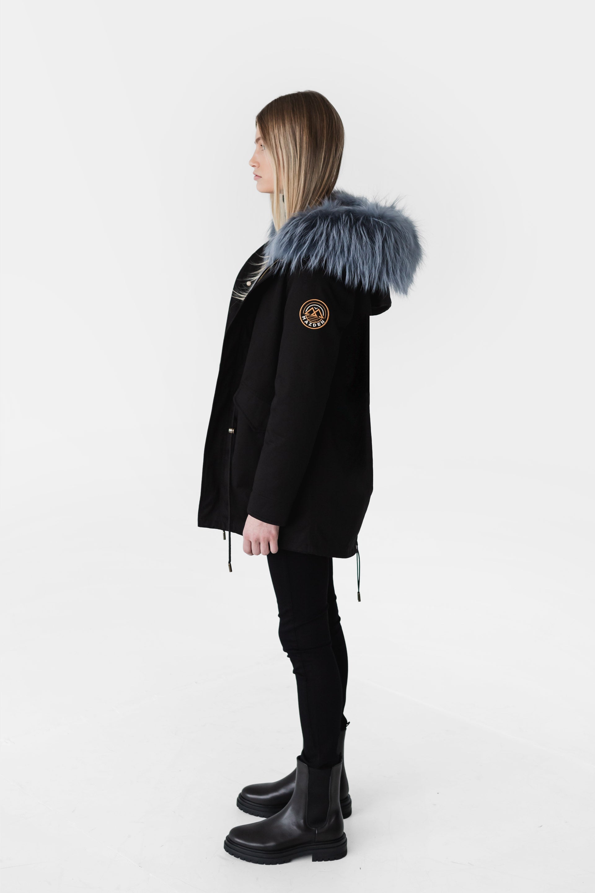 DAN Cold Weather Parka ブラック PAXTON Frost Fur Down Parka - Luxury Winter Outerwear | Mazden