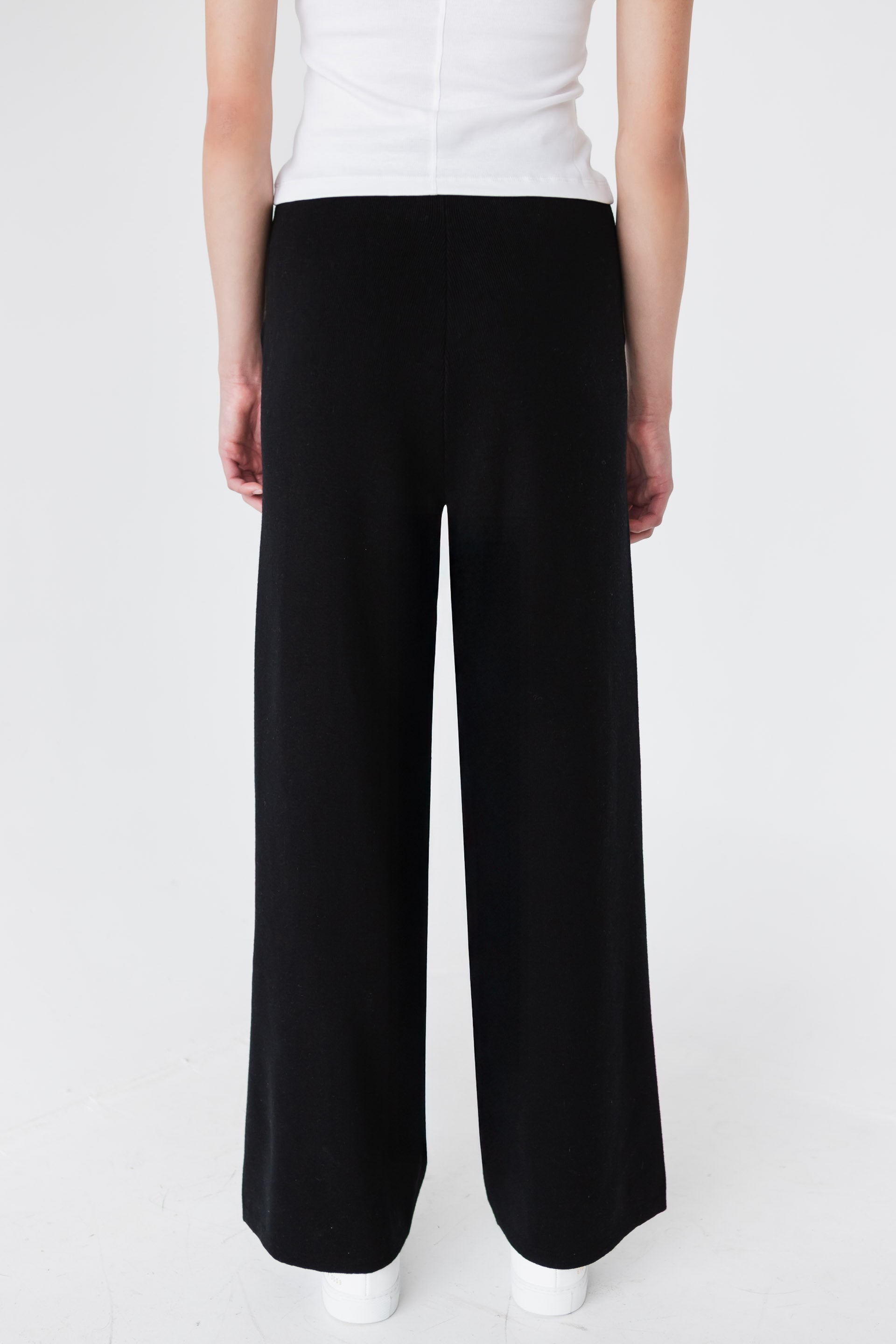 ECRUE Wool Cotton Midnight Black Pant | Mazden