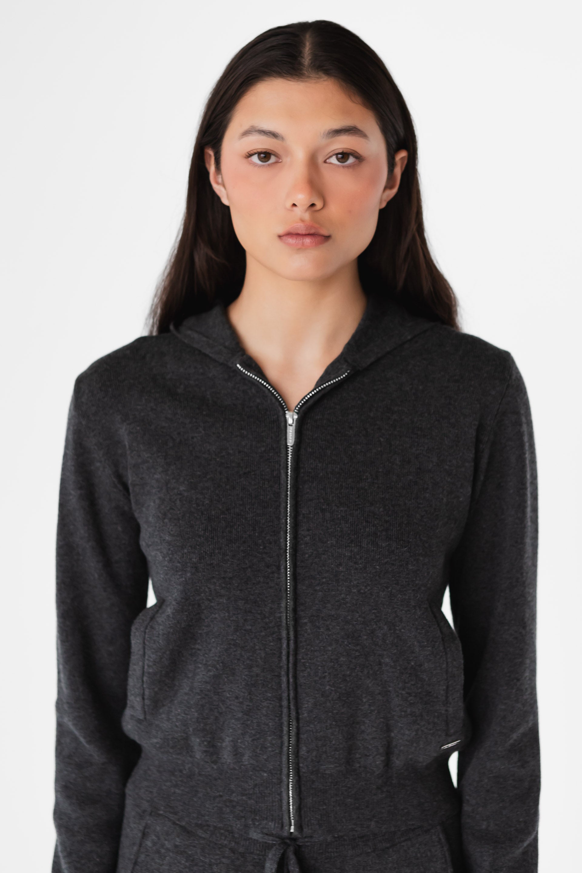 ECRUE Wool Cotton Charcoal Gray Jacket | Mazden